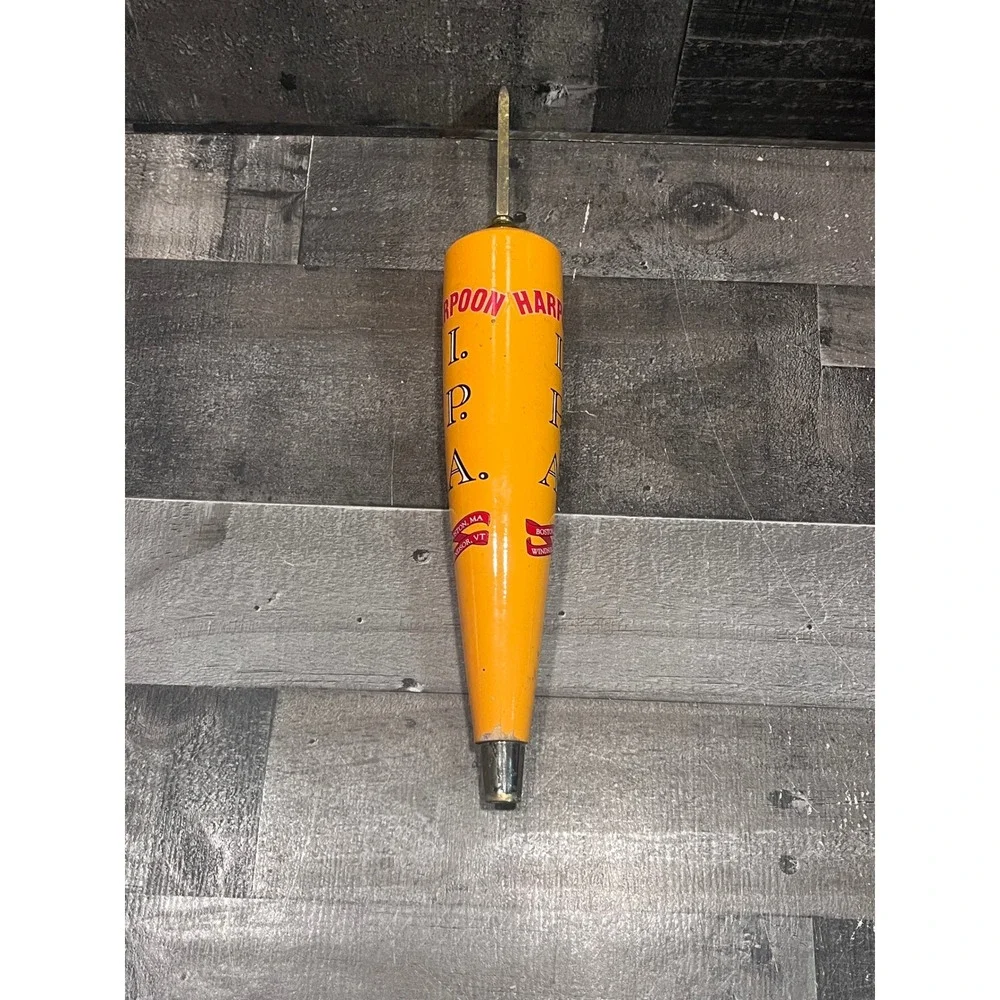 Harpoon Brewery IPA Beer Tap Handle Orange Boston MA Windsor VT Craft Beer Bar